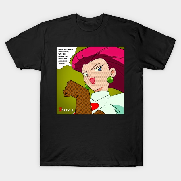 Jessie - Team Rocket Pop Art T-Shirt by Vizewls